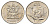 ЮАР 50 центов 1972 Зантедеския Эллиота (калла), герб KM 87 никель UNC 4693-331