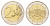 Германия 2 евро 2019 G, 70 лет Бундесрату KM 377 биметалл UNC 72-1752