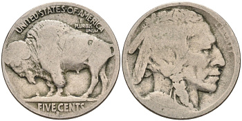 США 5 центов 19?? индеец, бизон KM 134 медно-никель 4563-224