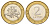 Литва 2 лита 2002 KM 112 биметалл UNC 4654-752