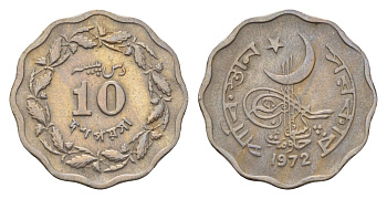 Пакистан 10 пайс 1972 KM 31 медно-никель 3856-1233