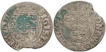 Польша 3 полкера (3 полторака - 1 крейцер) 1625 Сигизмунд III Ваза (1587-1632) Gorecki B.25, KM 41 серебро 4160-169