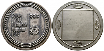 ГЕРМАНИЯ МЕДАЛЬ 1972 ОЛИМПИЙСКИЕ ИГРЫ В МЮНХЕНЕ 1972, СИМВОЛИКА, диаметр 50 мм. 1079-4-33
