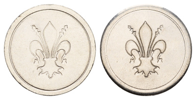 Италия покерный жетон диаметр 25,5 мм, вес 6,7 гр нержавеющая сталь 4670-934