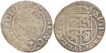 ПОЛЬША 1 ПОЛТОРАК 1626 СИГИЗМУНД III ВАЗА (1607-1632) GUMOWSKI 973 серебро 4532-618