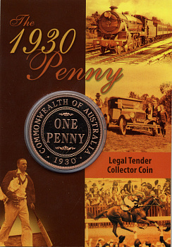 Острова Кука 50 центов 2007 Австралия 1 пенни 1930 года, в оригинальном буклете медь PROOF 4-5-1-11