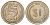Сингапур 1 доллар 1967 KM 6 медно-никель UNC 4593-1235