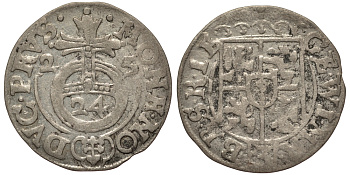 Бранденбург-Пруссия 1/24 талера 1625 Георг Вильгельм (1619-1640), вес 1,01 гр. KM 116.1 серебро 1516-214