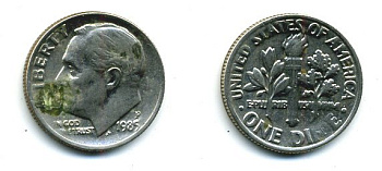 США 1 ДАЙМ 1985 46-159