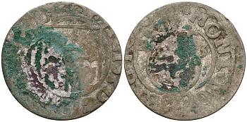 Польша 3 полкера (3 полторака - 1 крейцер) 1623 Сигизмунд III Ваза (1587-1632) Gorecki B.23 серебро 4158-1259