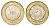 Колумбия 1000 песо 2017 KM 299 биметалл UNC 4165-1124