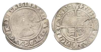 Англия 6 пенсов 1564 Елизавета I (1558-1603) North 1997, Spink 2561 серебро 4127-343