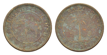 Либерия 1/2 цента 1937 KM 10 латунь 4614-921