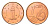 Сан-Марино 1 евроцент 2006 KM 440 сталь плакированная медью UNC 4694-1023