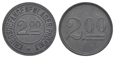 Хомберг - Нижний Рейн 2 марки ND Men05 11944.5, Men18 14952.5 цинк 1531-925