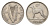 Ирландия 6 пенсов 1928 собака, ирландский волкодав KM 5 никель 3851-1226