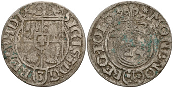 Польша 3 полкера (3 полторака - 1 крейцер) 1621 Сигизмунд III Ваза (1587-1632) Gorecki B.21 серебро 4158-1219