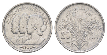 Южный Вьетнам 20 су 1953 KM 2 алюминий 4159-723