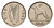 Ирландия 6 пенсов 1947 собака, ирландский волкодав KM 13a медно-никель 4690-327
