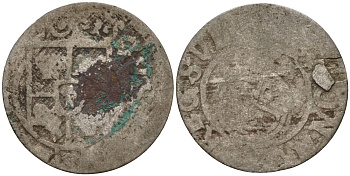 Польша 3 полкера (3 полторака - 1 крейцер) ND (1620-1627) Сигизмунд III Ваза (1587-1632) KM 41 серебро 4158-1059