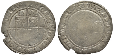 Англия 6 пенсов 1584 Елизавета I (1558-1603) Spink 2578A, North 2015 серебро 1523-832