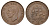 ЮАР 1 пенни 1945 Георг VI (1936-1952) KM 25 бронза 4526-134
