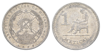 Мозамбик 1 метикал 1986 KM 99a алюминий 4646-644