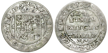 Бранденбург-Пруссия 1/24 талера 1667 KM 350 серебро 46-213