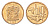 ЮАР 10 центов 2000 герб, цветок алоэ KM 161 сталь плакированная бронзой UNC 4694-765