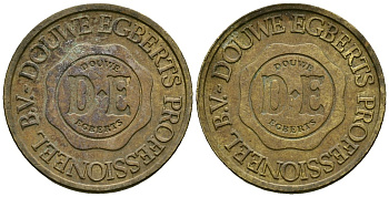 Нидерланды жетон ND жетон кофемашины - Douwe Egberts латунь 4167-415