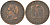 Франция 5 сантимов 1854 BB, Наполеон III (1852-1870) KM 777.3, LE FRANC 116.10 бронза 108-251