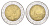 Италия 500 лир 1986 R, Квиринальский дворец в Риме KM 111 биметалл 4704-952