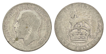 Великобритания 1 шиллинг 1923 Георг V (1910-1936) KM 816a, Spink 4023А серебро 4116-1142