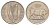 Ирландия 5 пенсов 1975 бык KM 22 медно-никель 4666-1025