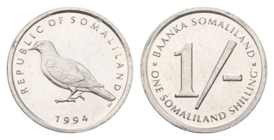 Сомалиленд 1 шиллинг 1994 год-тип KM 1 алюминий UNC 4674-1243