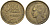 Франция 50 франков 1953 Петух KM 918.1, Le Franc 425.5 алюминиевая бронза 4144-434