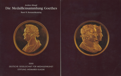 ИОХЕН КЛАУСС КОЛЛЕКЦИОНИРОВАНИЕ МЕДАЛЕЙ ПО ТЕМАТИКЕ ГЕТЕ ТОМ 2: КАТАЛОГ 2000 JOCHEN KLAUSS DIE MEDAILEENSAMMLUNG GOETHES BAND II: BESTANDSKATALOG, 258 СТРАНИЦ БЕЗ ИЛЛЮСТРАЦИЙ 00-01-02-05
