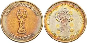 Германия жетон 2006 FIFA, чемпионат мира по футболу в Германии 2006 года 02-015-13