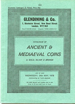 Англия Glendining & Co, Лондон аукционный каталог античных монет, 24 мая 1978 00-01-16-03