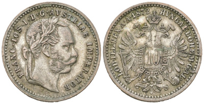 Австрия 10 крейцеров 1872 Франц Иосиф I (1848-1916) KM 2206 серебро 63-367