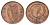 Ирландия 1/2 пенни 1971 птичка KM 19 бронза 4682-527