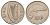 Ирландия 10 пенсов 1969 лосось KM 23 медно-никель 4521-1045