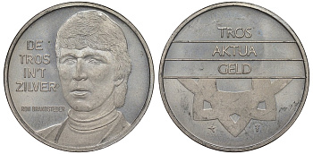 Нидерланды медаль ND серия звезды кино и ТВ, Рон Брандстедер, диаметр 30 мм. медно-никель UNC 4131-114