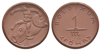 Больдиксум 1 марка ND (1920) Men05 3147.8, Men18 4034.8, Scheuch 108a фарфор 1094-10-73