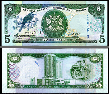 Тринидад и Тобаго 5 долларов 2006 Pick 47 a бумага UNC (пресс) 402-51-2-1