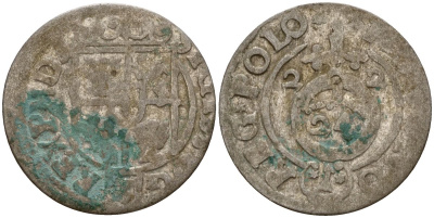 Польша 3 полкера (3 полторака - 1 крейцер) 1622 Сигизмунд III Ваза (1587-1632) Gorecki B.22 серебро 4158-1231