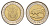 ЮАР 5 рандов 2004 KM 281 биметалл UNC 4678-227