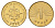 Македония 1 денар 2000 год-тип KM 27 латунь UNC 4688-751