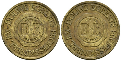 Нидерланды жетон ND жетон кофемашины - Douwe Egberts латунь 4167-356