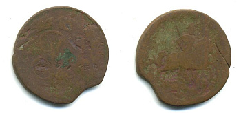 РОССИЯ 1 КОПЕЙКА 17XX медь 61-254